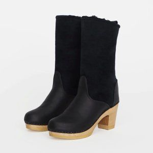 No. 6 Fleece Lined Clog Boots